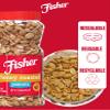 Fisher Snack Honey Roasted Dry Roasted Peanuts, 14 Ounces, Made with Real Honey, 100% Recyclable view 4