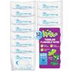 Flushable Wipes for Baby and Kids by Kandoo, Sensitive and Unscented Formula, Hypoallergenic Potty Training Wet Cleansing Cloths, 50 Count, Pack of 12 view 1
