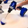 RotoScrub Long Reach Drill Brush Attachment, All Purpose for Car Tires, Toilets, Corners, Edges, Hard to Reach Areas, Heavy Duty Bristles view 4