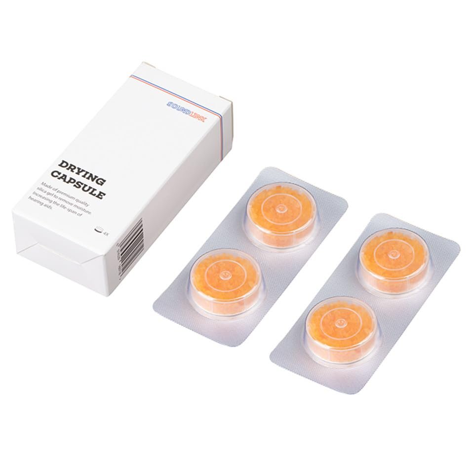 4PCS Hearing Aid Drying Capsule for Phonak Charger Case