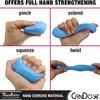 CanDo Theraputty Plus Hand Exercise Putty for Rehabilitation, Exercises, Hand Therapy, Hand Strengthening, Stress Relief - 6-Piece Set 6 oz view 3