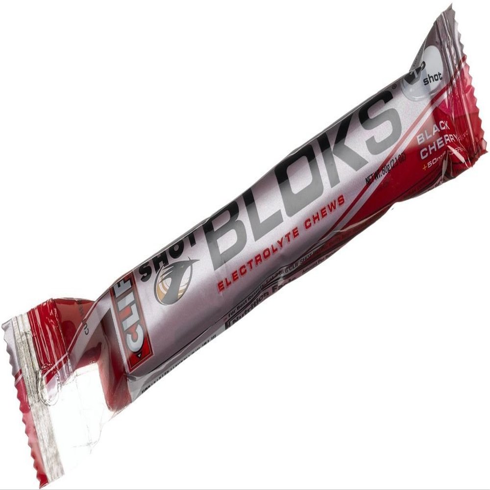 Clif Shot Blok Blkchry Cffn Org 3 2.1Oz (Pack of 18)