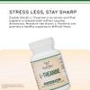 L-Theanine 200mg Double Strength - Supports Health Sleep Response and Relaxation - 120 Capsules (Third Party Tested, Gluten Free) by Double Wood view 4