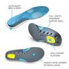MASTERFIT EZFit QF Ski Boot Insoles for Men & Women, Trim-to-Fit Ski & Snowboard Boot Inserts with Arch Support, Volume Reducer Fit & Performance Control Insoles for Winter Boots, Regular/Small view 3