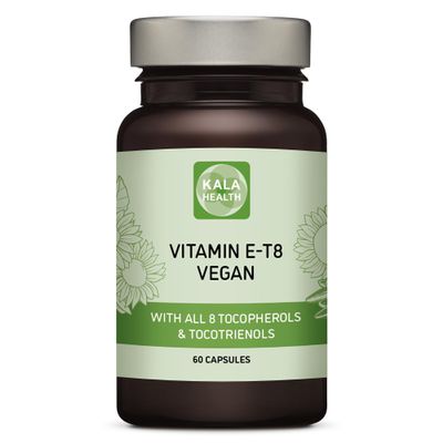 Procapsin Unique Vegan Formula with All 8 Tocopherols and Tocotrienols Vitamin E Contains no PAHs, Heavy Metals, Contaminants or Preservatives - Certified Sustainable - Hair, Scars and Skin (60)