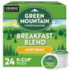 Green Mountain Coffee Roasters Breakfast Blend, Single-Serve Keurig K-Cup Pods, Light Roast Coffee, 24 Count view 1