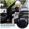 HealthSmart 360 Degree Swivel Seat Cushion, Chair Assist for Elderly, Swivel Seat Cushion for Car, Twisting Disc, Black, 15 Inches in Diameter view 3