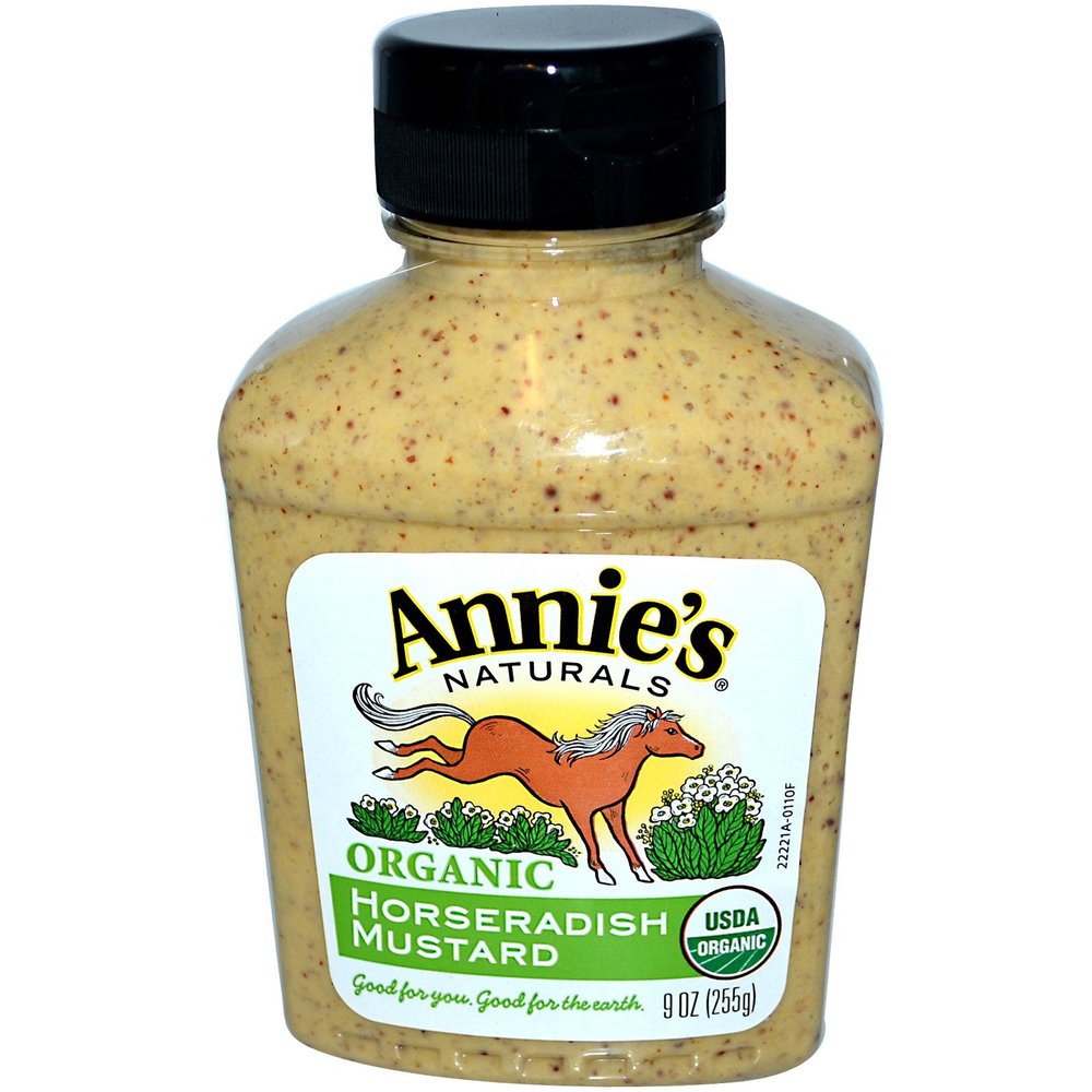 Annie's Naturals Organic Horseradish Mustard - 9 fl oz (Pack of 2)
