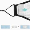 Adult PM2.5 Activated Carbon Filter, Breathing Insert 5 Layers Protective Filter Replaceable Anti Haze Filter Paper Adult Size - 50 Pieces view 4