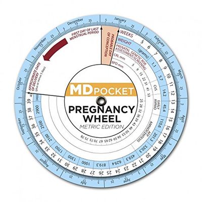 MDpocket Pregnancy Wheel - Metric Edition