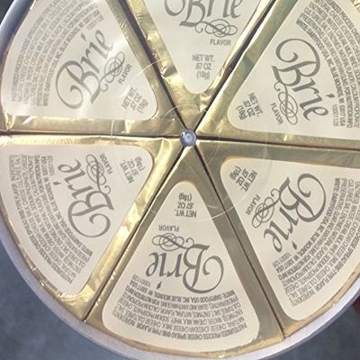4.2oz Brie Wheel Cheese Wedges by Dairy Food One Unit (3 Units Per Order)