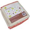 OsoCozy Better Fit Unbleached Prefold Cloth Diapers -100% Cotton, Gauze Weave, Sized for Tri Folding - Diaper Service Quality (DSQ) (Premium 4x8x4 Fits 25-40 lb.) - 6 Pack view 1