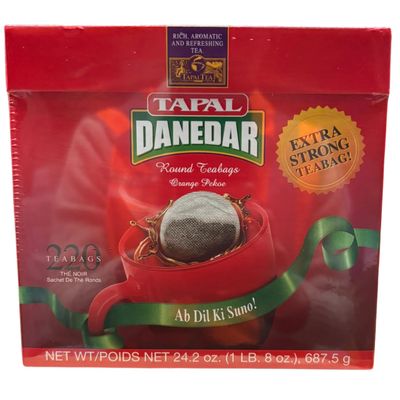 Tapal Danedar 2 Cup Round Tea Bags 220ct, (687.5g)