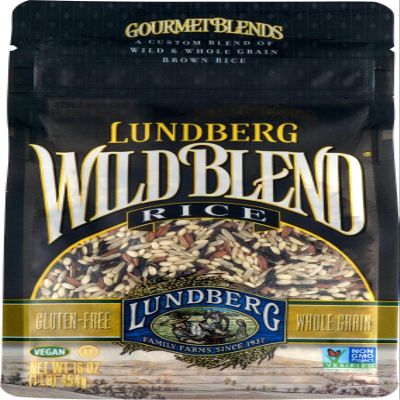 Lundberg Farms Gourmet Wild Rice Blend 1 Pound (Pack of 6)
