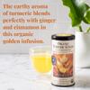 The Republic of Tea - Organic Turmeric Ginger Green Tea Tin, 50 Tea Bags, Naturally Caffeinated view 2