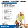 First Aid Only 9302-25M 25-Person Contractor's First Aid Kit for Home Renovation, Job Sites, and Construction Vehicles, 178 Pieces, White view 2