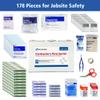 First Aid Only 9302-25M 25-Person Contractor's First Aid Kit for Home Renovation, Job Sites, and Construction Vehicles, 178 Pieces, White view 3
