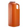 Large Male Urinal with Leak Proof Screw Cap Lid (3000 mL or 101 oz.) (Amber Color) view 1
