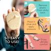 Walkize Metatarsal Pads Women | Heel Inserts for Women | Ball of Foot Cushions (2 Pairs Foot Pads) All Day Pain Relief and Comfort One Size Fits Shoe Inserts (Beige) view 2