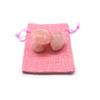 2 pcs of Rose Quartz Massage Stone, Mushroom Shape Massager for Face and Body Beauty,Guasha Scraping Stone for Spa Relaxing Meditation Massage view 3