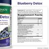 Advanced Blueberry Detox Daily Fiber Formula by Purity Products - Featuring PurityBlue Organic Wild Blueberries - A Full 6 Grams of Detoxifying, Regularity Promoting Prebiotic Fiber - 30 Servings view 2