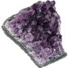 SUNYIK Natural Amethyst Quartz Crystal Cluster,Druzy Geode Specimen Gemstone Sculpture Sphere(0.4-0.6lb) view 3