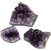 SUNYIK Natural Amethyst Quartz Crystal Cluster,Druzy Geode Specimen Gemstone Sculpture Sphere(0.4-0.6lb) view 4