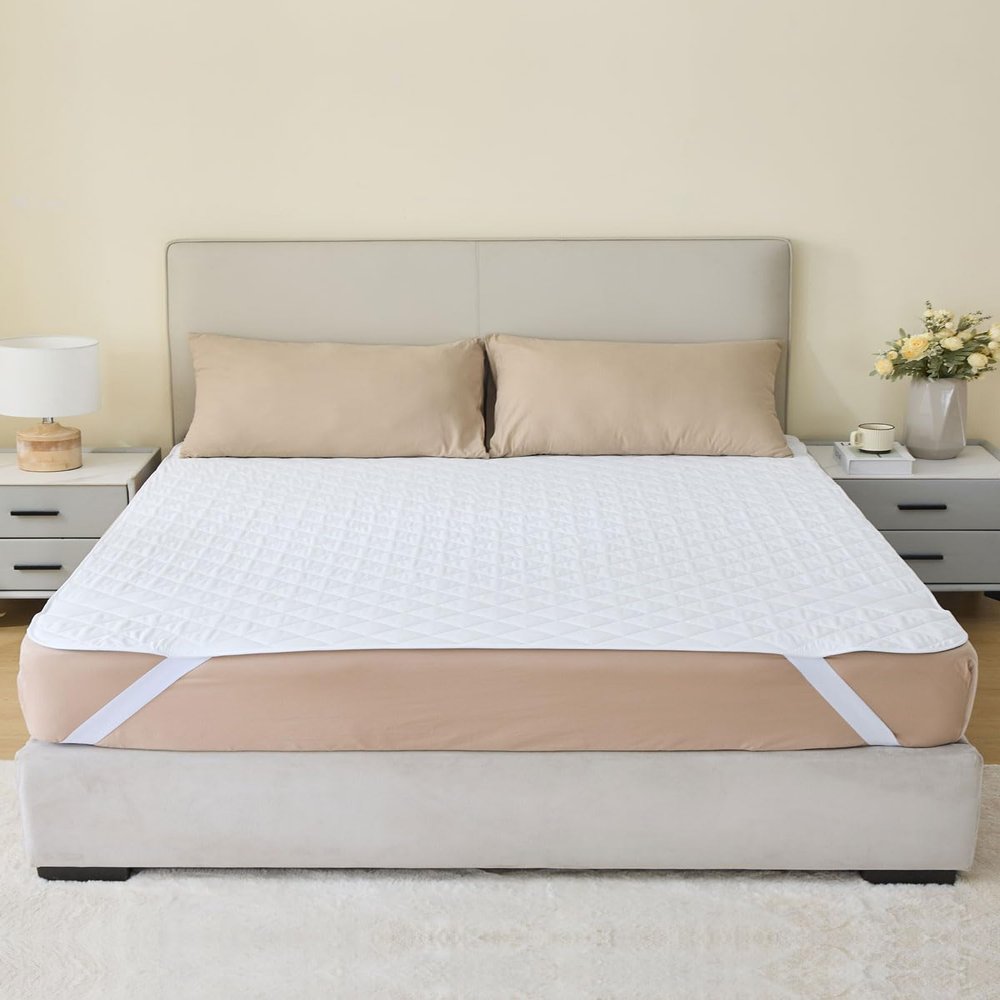 KANECH Incontinence Bed Pads Twin Size, Heavy Absorbency Reusable Washable Waterproof Mattress Protection for Adults, Elderly and Pets (39x80 Inch, Pack of 1) Blue
