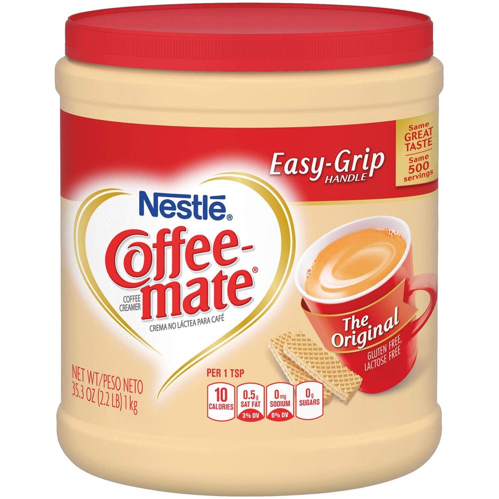Coffee Mate 30302 The Original Powder 35.3 oz. Coffee Creamer (Pack of 6); Stir in the Rich, Indulgent Taste Anytime for a Classic Cup That's Non-dairy, Lactose-Free, Cholesterol-Free & Gluten-Free