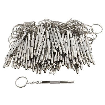 100-Piece 4-in-1 Mini Eyeglass Screwdriver SetPhillips, Flathead, Hex Bits  Portable Eyewear Repair Tool Kit for Glasses, Sunglasses, Watches & Small Electronics  Compact Travel Size