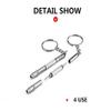 100-Piece 4-in-1 Mini Eyeglass Screwdriver SetPhillips, Flathead, Hex Bits  Portable Eyewear Repair Tool Kit for Glasses, Sunglasses, Watches & Small Electronics  Compact Travel Size view 3
