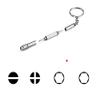 100-Piece 4-in-1 Mini Eyeglass Screwdriver SetPhillips, Flathead, Hex Bits  Portable Eyewear Repair Tool Kit for Glasses, Sunglasses, Watches & Small Electronics  Compact Travel Size view 4