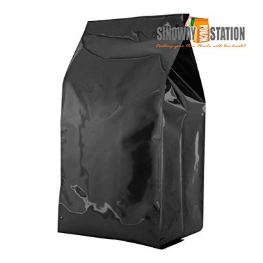 5 lb Side Gusseted Bag  Black (100 ct) (Black)