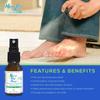 Nerve Pain Away  Homeopathic Topical Spray for Temporary Nerve Pain Relief in Hands and Feet view 2