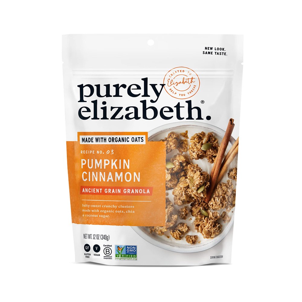 Purely Elizabeth, Granola Pumpkin Cinnamon Ancient Grain, 12 Ounce