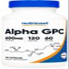 Nutricost Alpha GPC 600mg, 120 Vegetarian Capsules - Non-GMO and Gluten Free, 300mg Per Capsule view 1