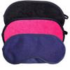 3 Pack Soft Microfiber Terry Cloth Sleep Mask Set Eye Blindfold Cover for Travel,Office Nap,Sleeping,Relieve Stress view 1