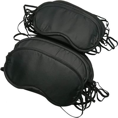 10 Pack Black Eye Mask Shade Cover Blindfold Sleep Cover for Travel,Office Nap,Sleeping,Relieve Stress