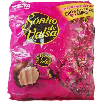 Bonbon Sonho de Valsa Lacta 35.27oz | Bombom Sonho de Valsa Lacta 1kg (PACK OF 02)