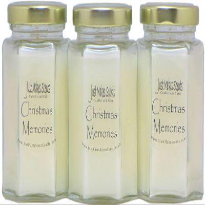 3 Pack - Christmas Memories (Cinnamon, Clove & Vanilla) Blended Soy Candle by Just Makes Scents 