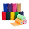 Juvale Self-Adherent Cohesive Bandage Wrap - Vet Tape for Horses & Dogs - Sprain & Strain Relief Elastic Bandage Wrap - Breathable & Tear-by-Hand Colored Roll Gauze - 4 in x 5 yd, Pack of 12 view 1