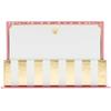 Graphique Gold Heart Flat Notes  Note Card Stationery with Adorable Soft Pink Border and Printed Gold Heart, 50 Note Cards and Matching Envelopes for Thank You Notes and Invitations, 5.625" x 3.5" view 1