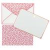 Graphique Gold Heart Flat Notes  Note Card Stationery with Adorable Soft Pink Border and Printed Gold Heart, 50 Note Cards and Matching Envelopes for Thank You Notes and Invitations, 5.625" x 3.5" view 2