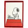 Graphique Peanuts Typewriter Boxed Notecards, 16 Snoopy at Typewriter Cards Embellished with Glitter, with Matching Envelopes and Storage Box, 3.25" x 4.75" view 1