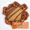 Edward Marc Snappers Peanut Butter & Pretzels Cluster - Crunchy Pretzel Snack With Milk Chocolate For Adults And Kids - 6 oz (pack of 1) view 4