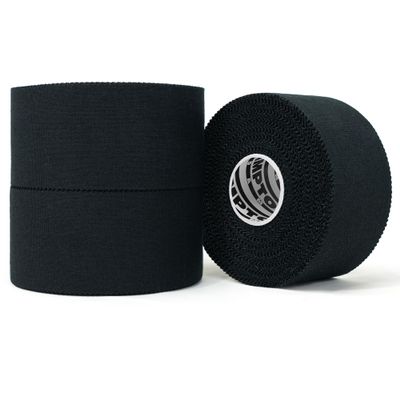 Hampton Adams | As Seen on Shark Tank | Original Athletic Sports Tape (3-Pack) | 45ft Rolls | Very Strong Easy Tear NO Sticky Residue | Best Tape for Athlete & Trainers | Fingers Ankles Wrist (Black)