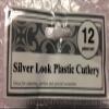 Silver Look Plastic Cutlery view 4