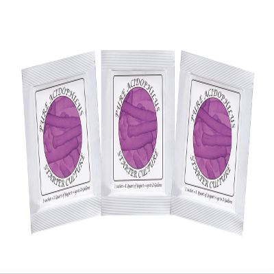 Yogurt Starter Cultures - Pack of 3 Freeze-dried Culture Sachets for Pure Acidophilus Yogurt (3)