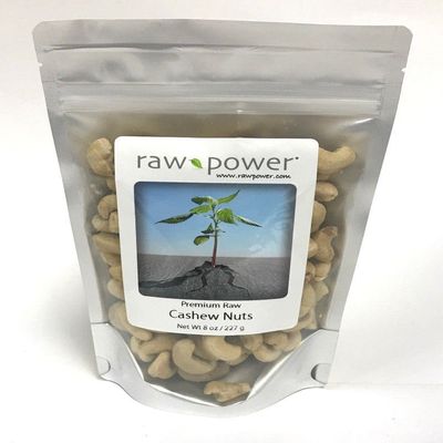 Cashews, Premium (8 oz, 100% raw), Raw Power Organics Brand