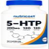 Nutricost 5-HTP 200mg, 120 Vegetarian Capsules (5-Hydroxytryptophan) - Non-GMO & Gluten Free view 1